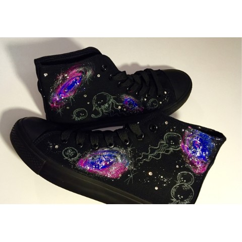 【Seikoyuki】【24cm】ぷかぷか海月さんスニーカーギャラクシー【受注生産】