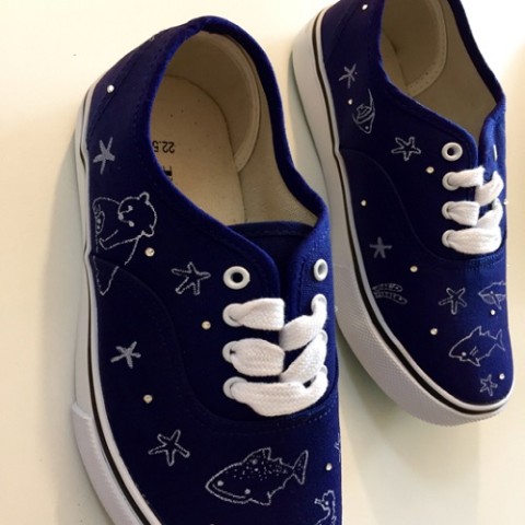 【Seikoyuki】【24cm】海の仲間たちスワロフスキースニーカー【受注生産】