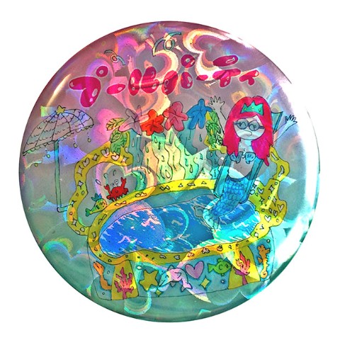 【りかちゃん】プールパーティ缶バッチ