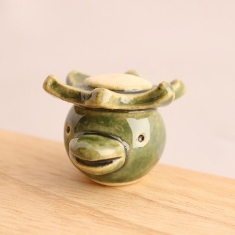 【NIKKORIE】カッパのアロマストーン（緑）