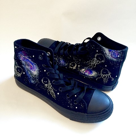 【seikoyuki】【23cm】スワロフスキー宇宙海月スニーカー【受注生産】