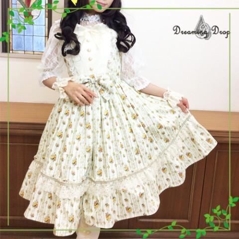 【Dreaming Drop】キャル＝ノエルジャンパースカート(黄)