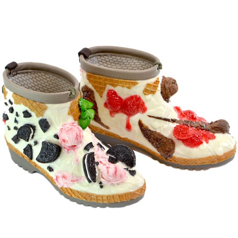 【FAKE FOOD HATANAKA】アイスクリームのショートブーツ