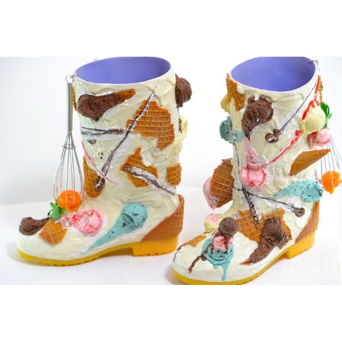 【FAKE FOOD HATANAKA】アイスクリームのブーツ