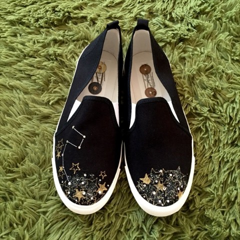 【seikoyuki】北斗七星のスワロフスキースリッポン【30.0cm】【受注生産】