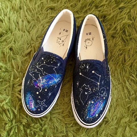 【Seikoyuki】星空水族館スワロフスキースリッポン【24.0】【受注生産】