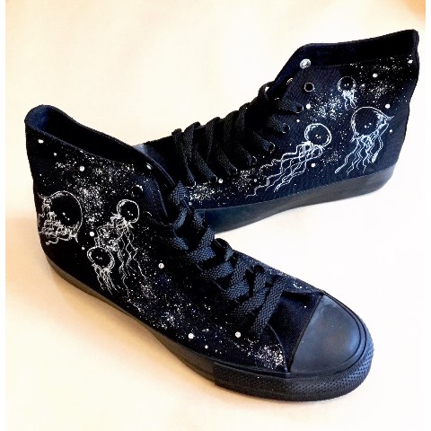 【Seikoyuki】くらげさんのクリスタルスワロフスキーシューズ【23.0】【受注生産】