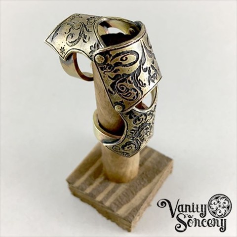 【Vanity Sorcery】真鍮アーマーリング -Medieval-（Mサイズ）