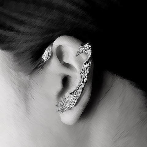 【Gotha×Gotha】BIRDCuffピアス / SILVER