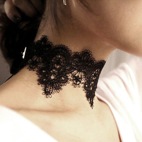 【Gotha×Gotha】LACEchoker（ブラック）