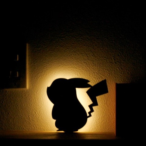 【 WALL LIGHT】ポケモン・ピカチュウ(おすわり)