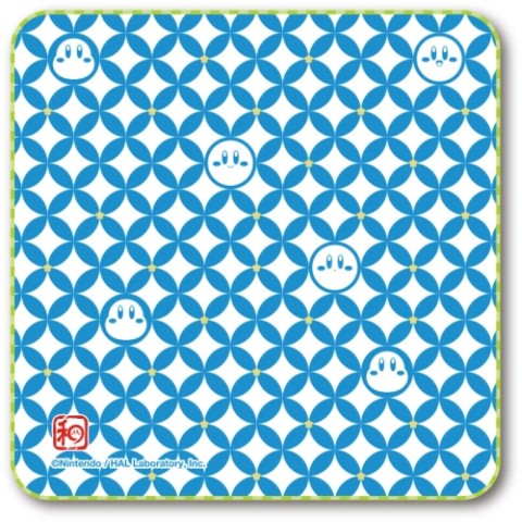 【星のカービィ】ふわふ和コレクション　ガーゼハンカチ(まんまる七宝)