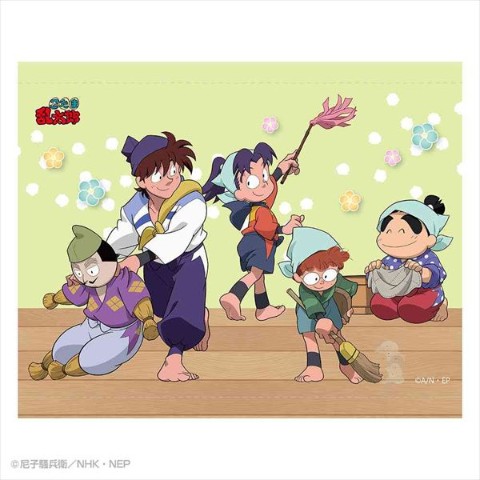 【忍たま乱太郎】「同室」A3タペストリー(乱太郎・きり丸・しんべヱ・土井半助)