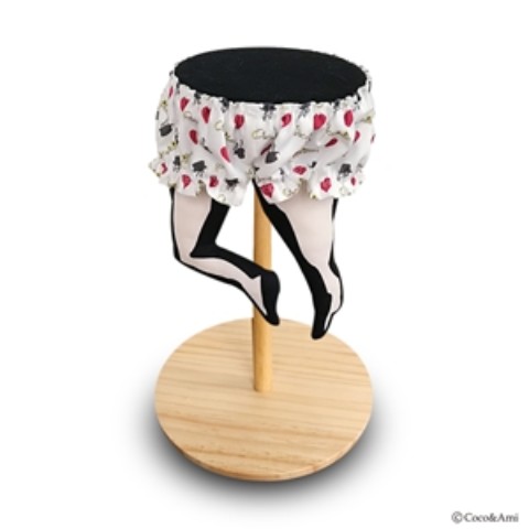 【Coco&Ami】帽子くんスタンド(ベージュ×白パンツ)【受注生産】