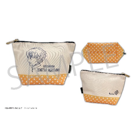 【鬼滅の刃】ドローイングポーチ/我妻善逸