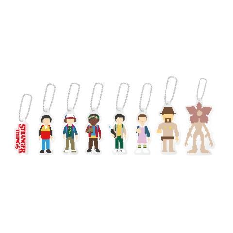 【STRANGER THINGS】 Trading acrylic keychain（8 types in total）【ストレンジャ－シングス】