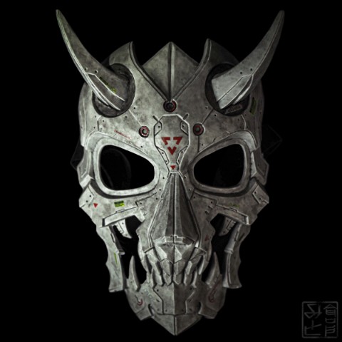 【倉戸みと】メカオニマスク