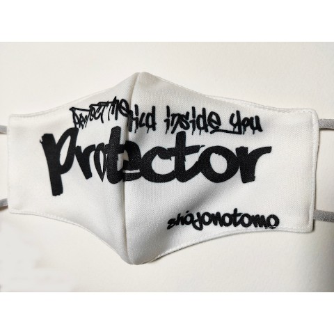【ショウジョノトモ】mask_0018   protector（ロゴマスク/ソフトゴム）