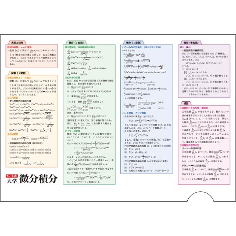 【数研出版】クリアファイル(大学数学の基礎：微分積分)