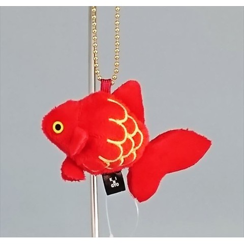 【和の心】金魚鈴　リュウキンRED