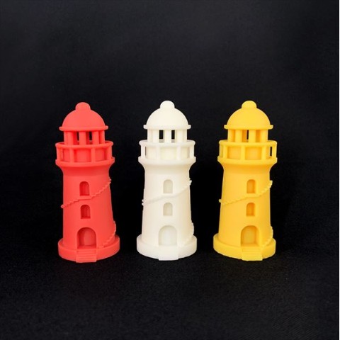 【やさしい光の灯台】スマホで常夜灯（レッド）