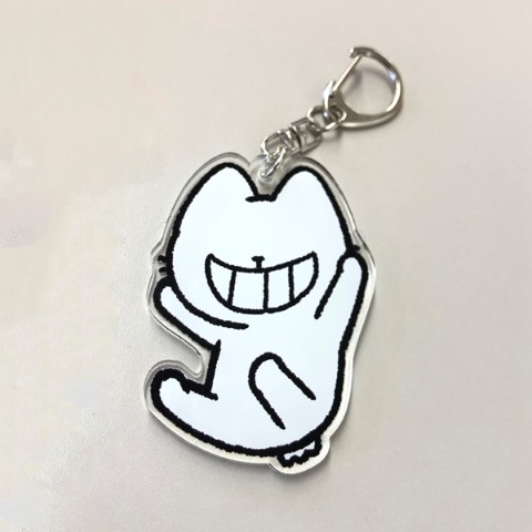 【ねこようかい】アクリルキーホルダー　のっぺらぼう