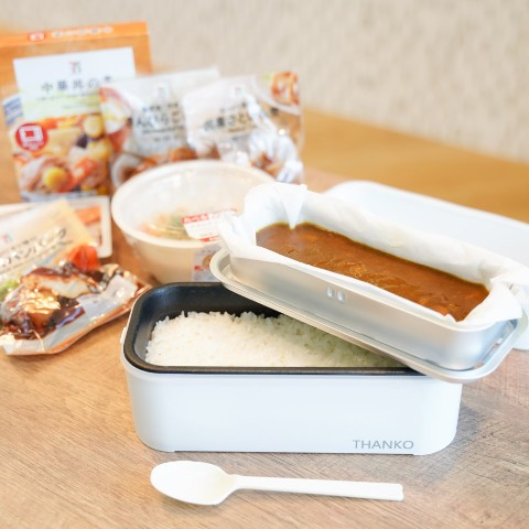 【お米もおかずもこれ一台！】2段式超高速炊飯器付き弁当箱