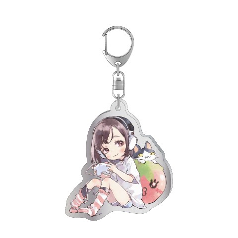 【HiNas3】アクリルキーホルダー（体育座り）