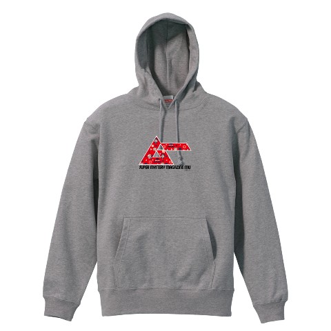 【コヤスタ×ムー】ロゴパーカー（グレー）XLサイズ