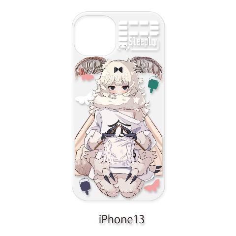 【熊野プラン】カイコちゃんiPhone13ケース　クリア