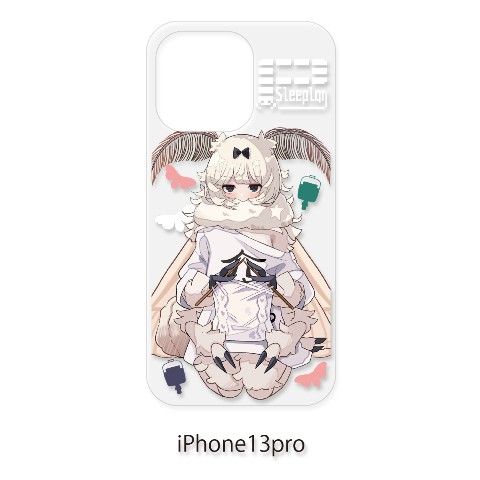 【熊野プラン】カイコちゃんiPhone13proケース　クリア