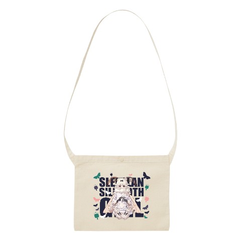 【熊野プラン】カイコちゃんサコッシュ　ナチュラル