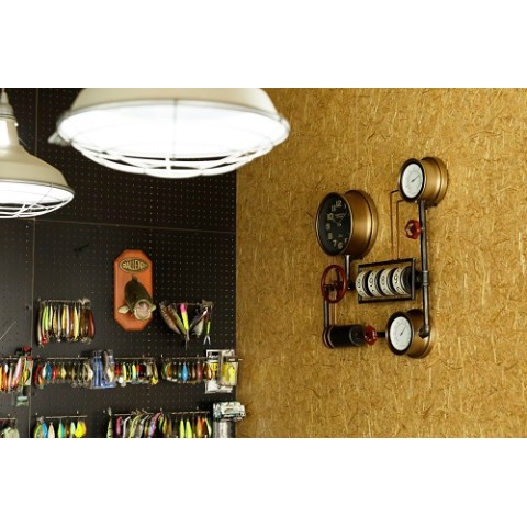 【スチームパンク】Steampunk WALL CLOCK with ダイアル BK