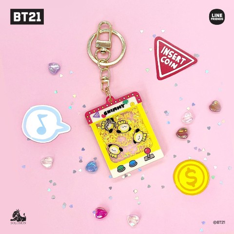 【BT21】minini グリッターキーホルダー CHIMMY