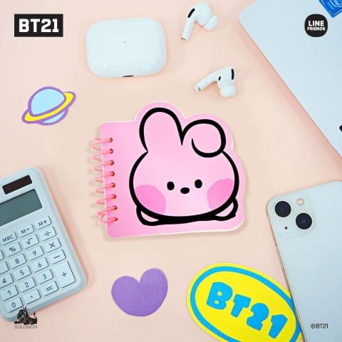 【BT21】minini メモ帳(本文60枚) COOKY