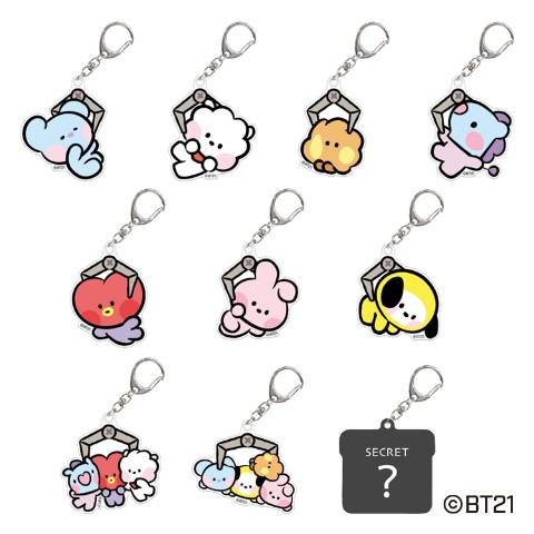 【BT21】minini トレーディングアクリルキーホルダー≪単品≫(全10種ランダム)