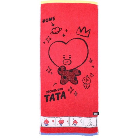 【BT21】フェイスタオル コミックタッチ TATA