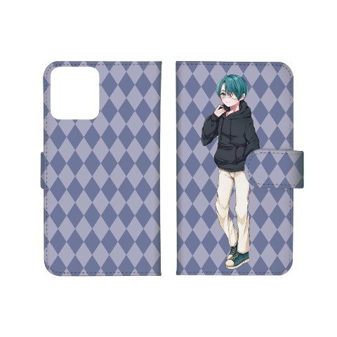 【かどう】手帳型スマホケース iPhone12 私服