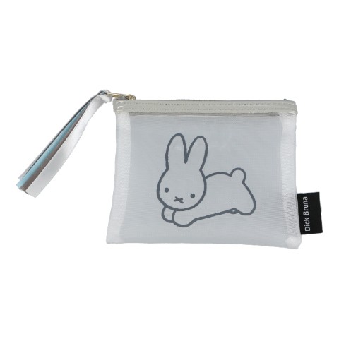 【ミッフィー】メッシュポーチミニ うさぎ (GY)