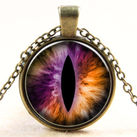 【Gotha×Gotha】グラデEYEペンダントAG(オレンジ)