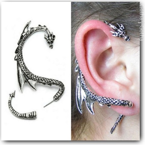 【Gotha×Gotha】DORAGONCuffピアス(SV)(右耳用)