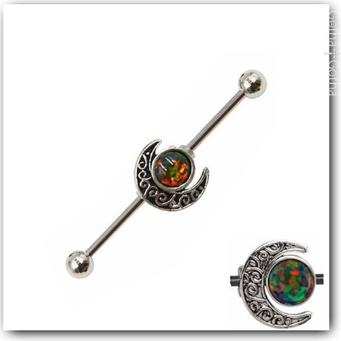 【Gotha×Gotha】オパールMOONバーベル(14G)