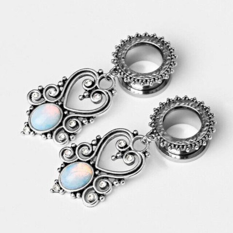 【Gotha×Gotha】ホールピアスHEARTSTONE(6mm)(片耳用)