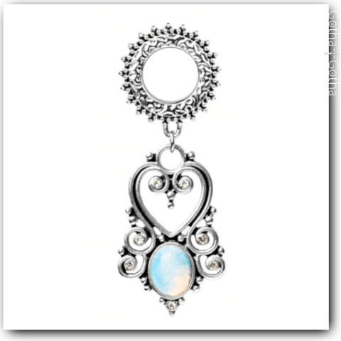 【Gotha×Gotha】ホールピアスHEARTSTONE(14mm)(片耳用)