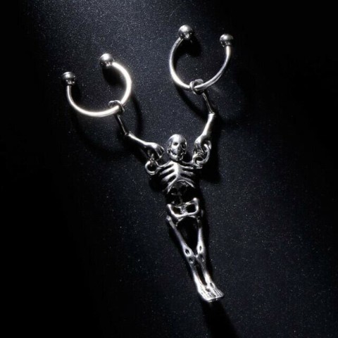 【Gotha×Gotha】Skull W ピアス(16G・片耳用)