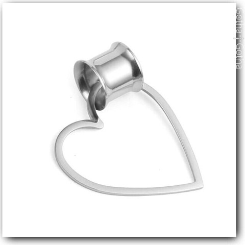 【Gotha×Gotha】ハートホールピアスSV(10mm・片耳用)