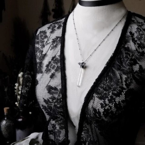 【Gotha×Gotha】コウモリ結晶ネックレス