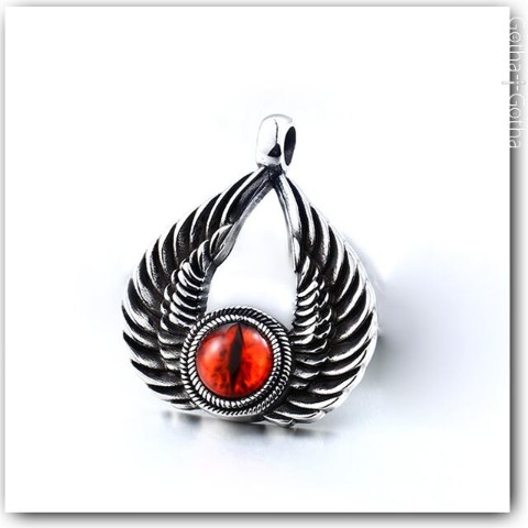 【Gotha×Gotha】目玉Wingネックレス(紅)