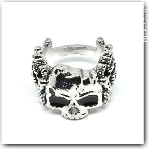 【Gotha×Gotha】FLOWER・SKULLリング(17号)