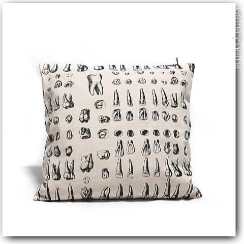 【Gotha×Gotha】Tooth Pillow case - Bad Conceptual
